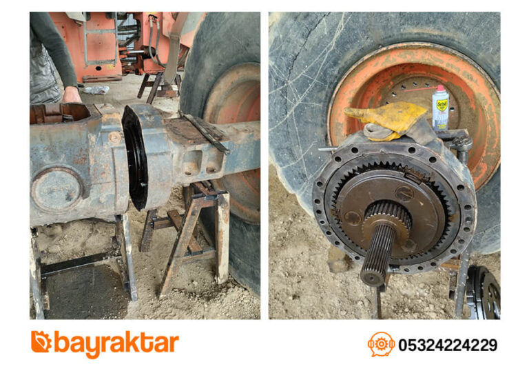 Hitachi ZW220 Diferansiyel Tamiri